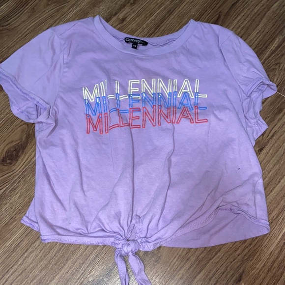 George Tops - Purple shirt